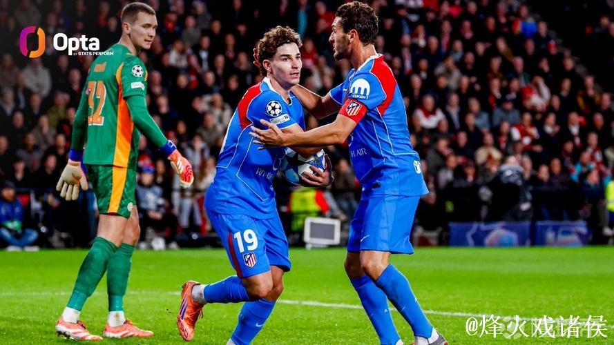 11球追平萨乌尔，小蜘蛛马竞生涯欧冠进球数仅次